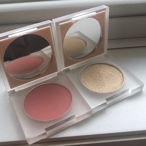 KKW blush and highlighter